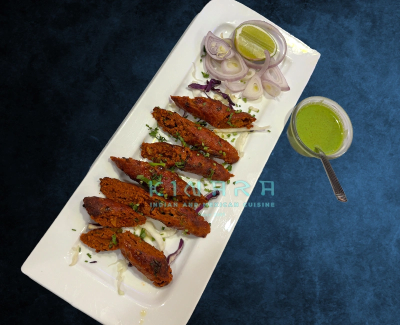 Mutton seekh kebab