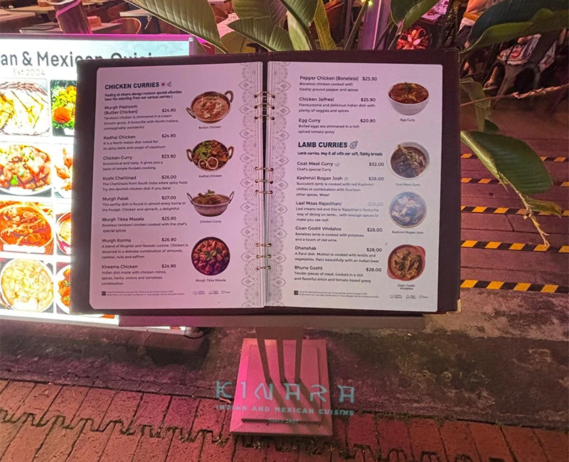 Indian dessert counter with traditional sweets
